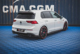 Maxton Design predĺženie strešného spoilera VW Golf VIII GTI / R Ver.1 - carbon look 