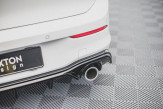 Maxton Design spoiler zadného nárazníka VW Golf VIII GTI Ver.2 - čierny lesklý  