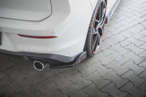 Maxton Design bočné spoilery zadného nárazníka + krídielka VW Golf VIII GTI Ver.2 - carbon look