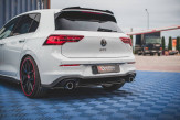 Maxton Design stredový spoiler zadného nárazníka VW Golf VIII GTI - čierny lesklý