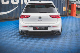 Maxton Design stredový spoiler zadného nárazníka VW Golf VIII GTI - carbon look