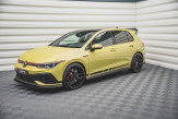 Maxton Design bočné prahové lišty Racing Durability VW Golf VIII GTI / GTI CLUBSPORT / R-Line - čierny 