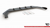 Maxton Design spoiler predného nárazníka Racing Durability VW Golf VIII GTI / R-Line - čierny + lesklé krídielka