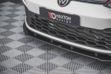 Maxton Design spoiler predného nárazníka Racing Durability VW Golf VIII GTI / R-Line - čierny 