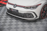 Maxton Design spoiler predného nárazníka Racing Durability VW Golf VIII GTI / R-Line - čierny 