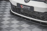 Maxton Design spoiler predného nárazníka Racing Durability VW Golf VIII GTI / R-Line - čierno červený 