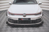 Maxton Design prítlačné krídielka predného nárazníka (canards) VW Golf VIII GTI / R-Line - čierny