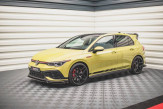 Maxton Design bočné prahové lišty VW Golf VIII GTI / GTI CLUBSPORT / R-Line Ver.2 - čierny lesklý + čierne krídielka