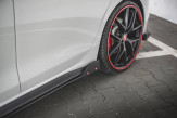 Maxton Design bočné prahové lišty VW Golf VIII GTI / GTI CLUBSPORT / R-Line Ver.2 - čierny lesklý + čierne krídielka