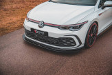 Maxton Design spoiler predného nárazníka VW Golf VIII GTI / R-Line Ver.5 - carbon look
