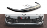 Maxton Design spoiler predného nárazníka VW Golf VIII GTI / R-Line Ver.4 - carbon look