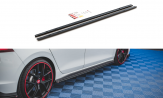 Maxton Design bočné prahové lišty VW Golf VIII GTI / GTI CLUBSPORT / R-Line - čierny lesklý