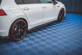 Maxton Design bočné prahové lišty VW Golf VIII GTI / GTI CLUBSPORT / R-Line - čierny lesklý