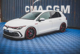 Maxton Design bočné prahové lišty VW Golf VIII GTI / GTI CLUBSPORT / R-Line - čierny lesklý