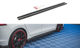 Maxton Design bočné prahové lišty VW Golf VIII GTI / GTI CLUBSPORT / R-Line - carbon look