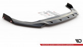 Maxton Design spoiler predného nárazníka VW Golf VIII GTI / R-Line Ver.2 - čierny lesklý + čierne krídielka