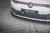 Maxton Design spoiler predného nárazníka VW Golf VIII GTI / R-Line Ver.3 - čierny lesklý + čierne krídielka