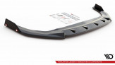 Maxton Design spoiler predného nárazníka VW Golf VIII GTI / R-Line Ver.3 - carbon look + čierne krídielka