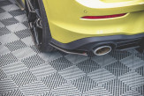 Maxton Design bočné spoilery zadného nárazníka Racing Durability VW Golf VIII GTI CLUBSPORT - čierny 