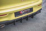 Maxton Design difúzor zadného nárazníka Racing Durability VW Golf VIII GTI CLUBSPORT Ver.2 - čierno červený