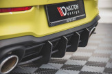 Maxton Design difúzor zadného nárazníka Racing Durability VW Golf VIII GTI CLUBSPORT Ver.1 - čierno červený