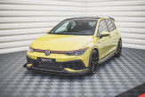 Maxton Design spoiler predného nárazníka Racing Durability VW Golf VIII GTI CLUBSPORT - čierny + lesklé krídielka