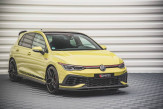 Maxton Design spoiler predného nárazníka Racing Durability VW Golf VIII GTI CLUBSPORT - čierno červený