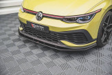 Maxton Design spoiler predného nárazníka Racing Durability VW Golf VIII GTI CLUBSPORT - čierno červený