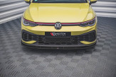 Maxton Design spoiler predného nárazníka VW Golf VIII GTI CLUBSPORT Ver.4 - čierny lesklý