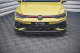 Maxton Design spoiler predného nárazníka VW Golf VIII GTI CLUBSPORT Ver.4 - carbon look