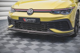 Maxton Design spoiler predného nárazníka VW Golf VIII GTI CLUBSPORT Ver.3 - čierny lesklý