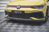 Maxton Design spoiler predného nárazníka VW Golf VIII GTI CLUBSPORT Ver.3 - carbon look