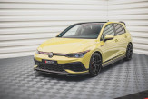 Maxton Design spoiler predného nárazníka VW Golf VIII GTI CLUBSPORT Ver.2 - čierny lesklý