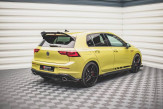 Maxton Design bočné spoilery zadného nárazníka + krídielka VW Golf VIII GTI CLUBSPORT Ver.1 - čierny lesklý