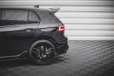 Maxton Design bočné spoilery zadného nárazníka VW Golf VIII R Ver.1 - čierny lesklý