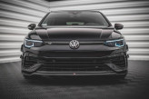 Maxton Design spoiler predného nárazníka VW Golf VIII R Ver.6 - čierny lesklý