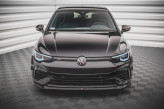 Maxton Design spoiler predného nárazníka VW Golf VIII R Ver.5 - čierny lesklý
