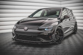 Maxton Design spoiler predného nárazníka VW Golf VIII R Ver.4 - čierny lesklý