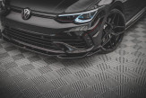 Maxton Design spoiler predného nárazníka VW Golf VIII R Ver.4 - carbon look