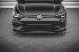 Maxton Design spoiler predného nárazníka VW Golf VIII R Ver.3 - carbon look