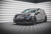 Maxton Design spoiler predného nárazníka VW Golf VIII R Ver.1 - čierny lesklý