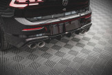 Maxton Design spoiler zadného nárazníka VW Golf VIII R Ver.2 - čierny lesklý