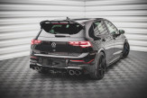 Maxton Design spoiler zadného nárazníka VW Golf VIII R Ver.1 - čierny lesklý