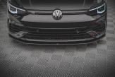 Maxton Design spoiler predného nárazníka Street Pro VW Golf VIII R - čierny 