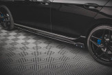 Maxton Design bočné prahové lišty + krídielka VW Golf VIII R Ver.2 - čierny lesklý