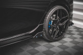 Maxton Design bočné prahové lišty + krídielka VW Golf VIII R Ver.2 - carbon look