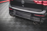 Maxton Design stredový spoiler zadného nárazníka VW Golf VIII R - čierny lesklý