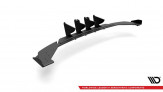 Maxton Design spoiler zadného nárazníka Racing Durability SEAT Leon 4 FR Hatchback - čierno červený + lesklé krídielka