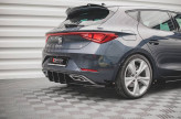 Maxton Design spoiler zadného nárazníka Racing Durability SEAT Leon 4 FR Hatchback - červený + lesklé krídielka