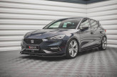 Maxton Design bočné prahové lišty Street Pro SEAT Leon 4 FR - čierny + lesklé krídielka